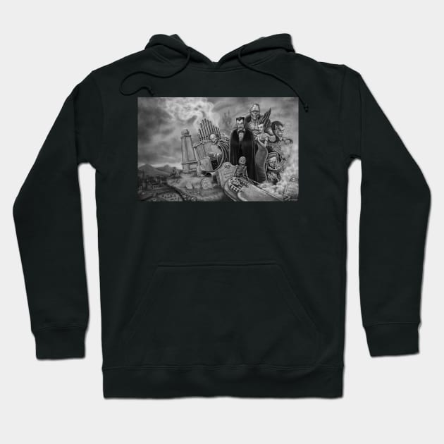 Universally Monstrous Hoodie by Ostrander